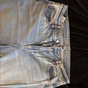 American Eagle Outfitters Women's High Rise Light Blue Jeans